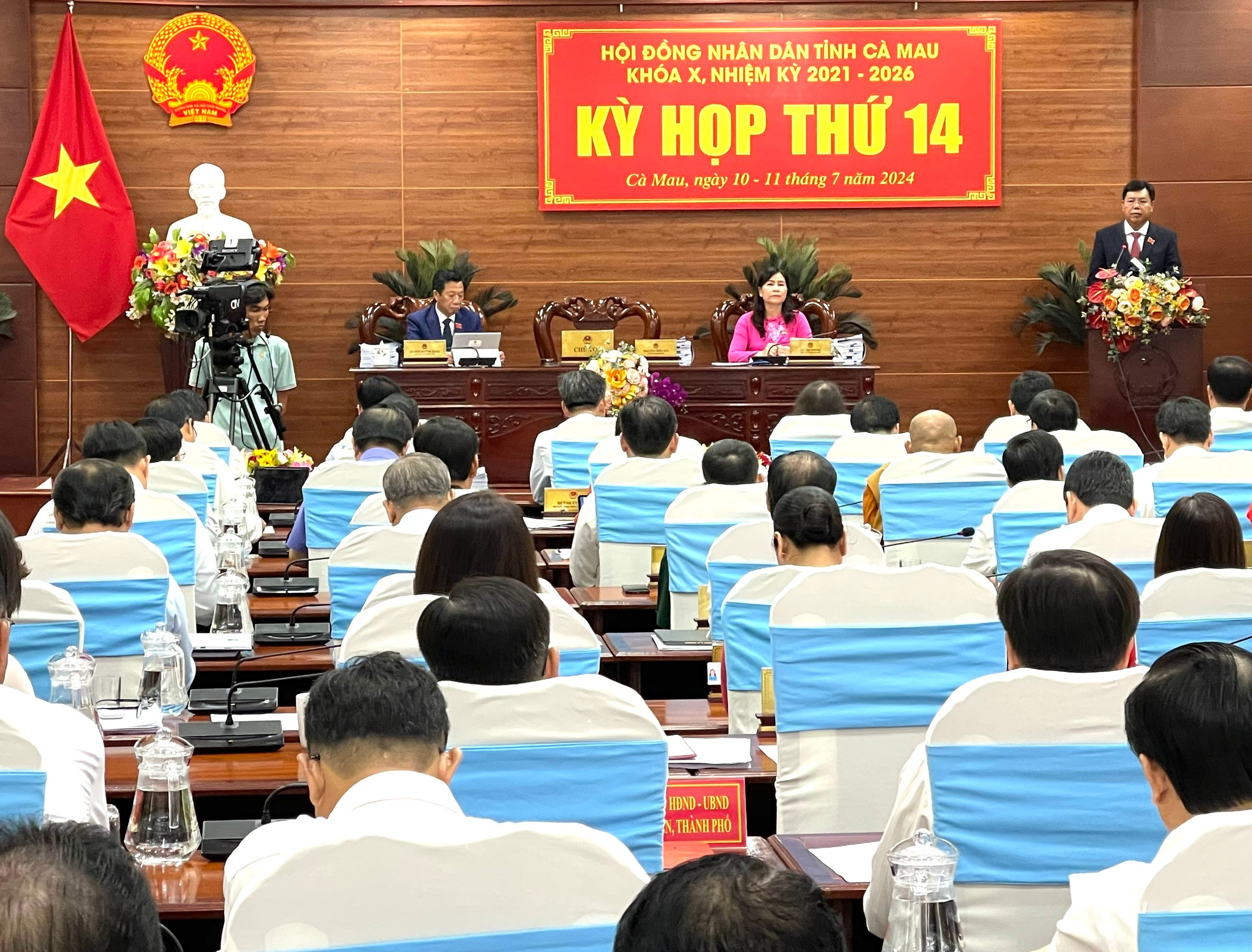 Khai mạc trọng thể Kỳ họp thứ 14 HĐND tỉnh Cà Mau Khoá X