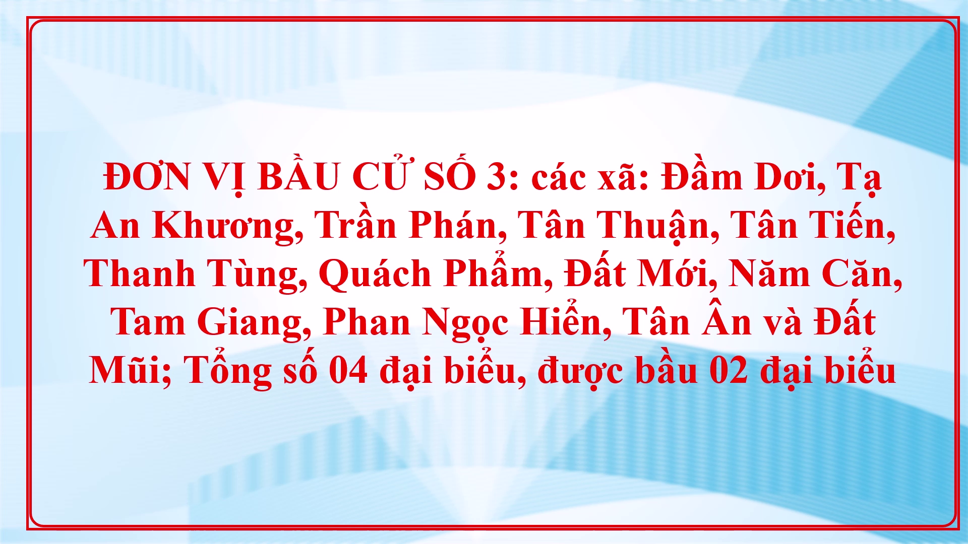 Tiểu sử tóm tắt người ứng cử đại biểu Quốc hội khóa XVI - Đơn vị bầu cử số 3