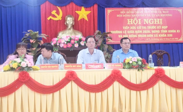 Tổ đại biểu HĐND tỉnh số 11 tiếp xúc cử tri  trước Kỳ họp thường lệ giữa năm 2026
