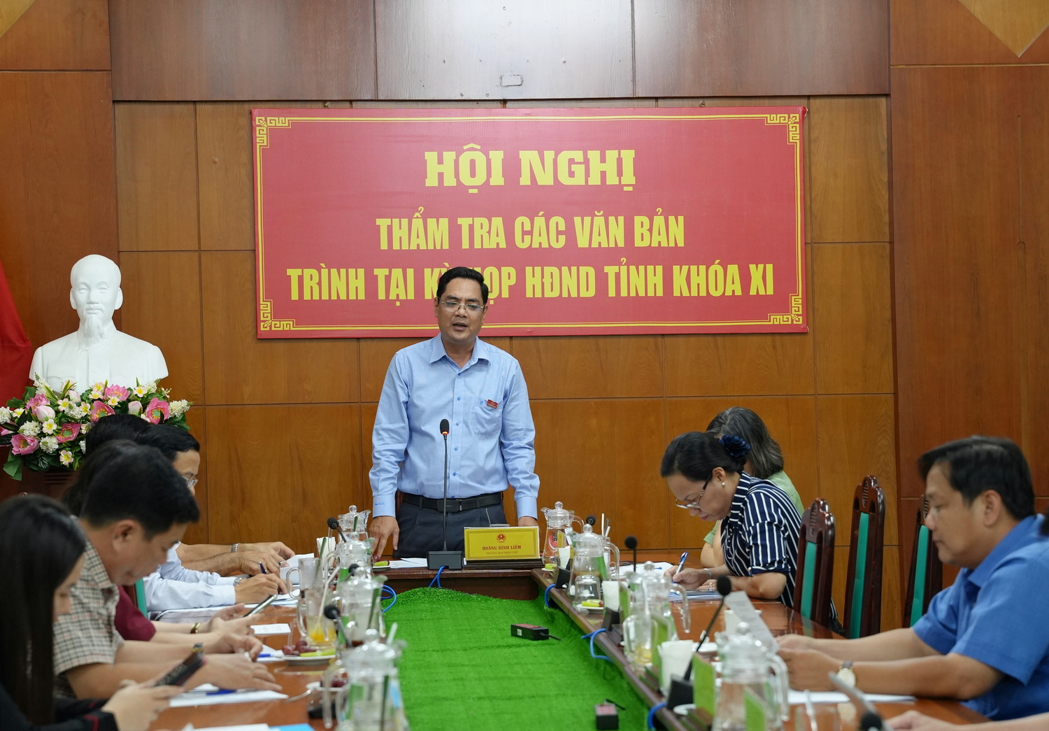 Ban Pháp chế HĐND tỉnh thẩm tra dự thảo nghị quyết trình Kỳ họp thứ 5