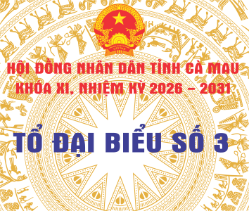 Tổ đại biểu số 3, sinh hoạt trên địa bàn xã Thới Bình, xã Tân Lộc và xã Trí Phải