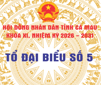 Tổ đại biểu số 5, sinh hoạt trên địa bàn xã: Sông Đốc, Khánh An, Đá Bạc, Khánh Bình và Khánh Hưng