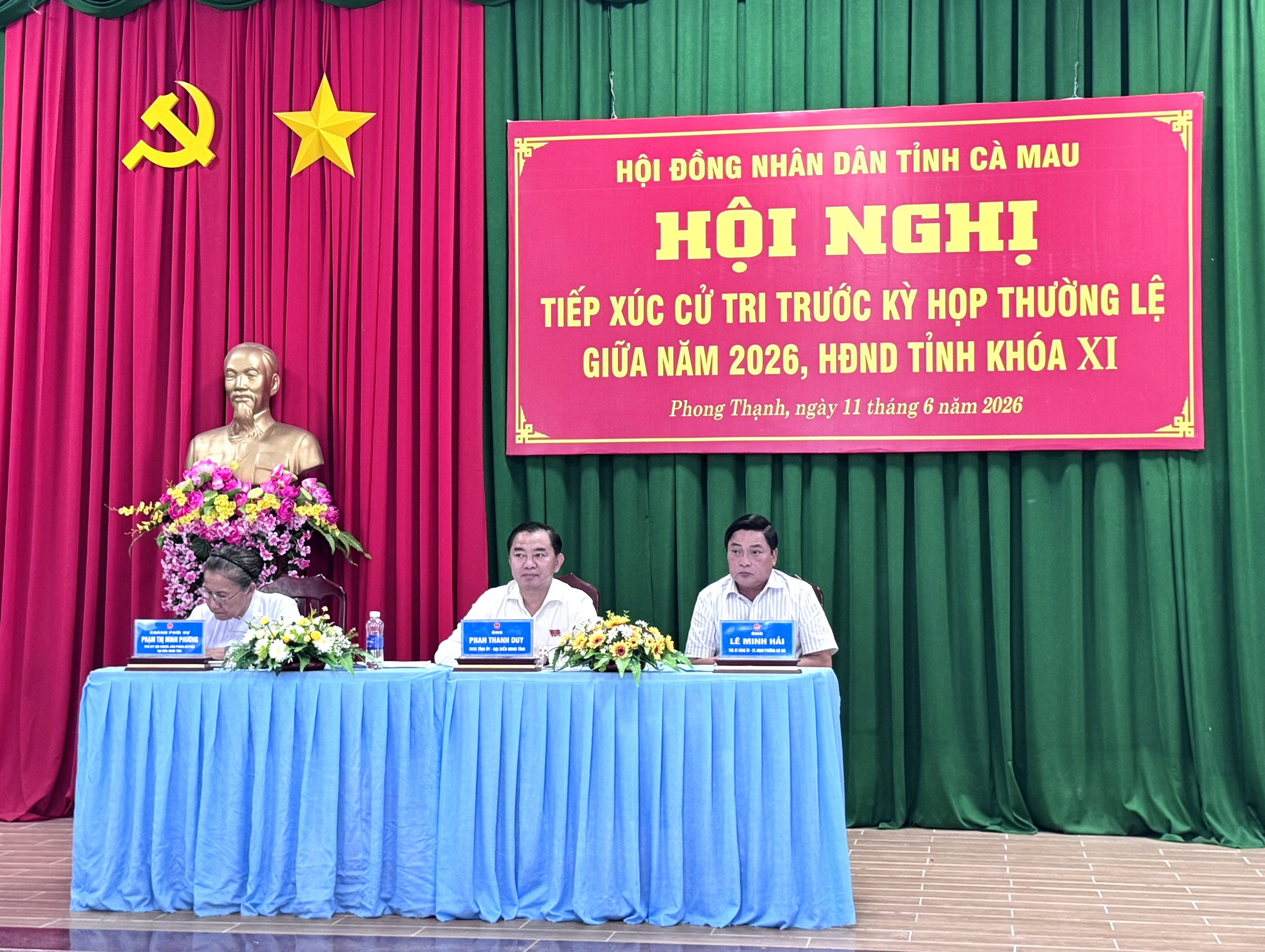 Tổ đại biểu HĐND tỉnh  số 13 tiếp xúc cử tri phường Giá Rai và xã Phong Thạnh trước Kỳ họp thường lệ giữa năm 2026